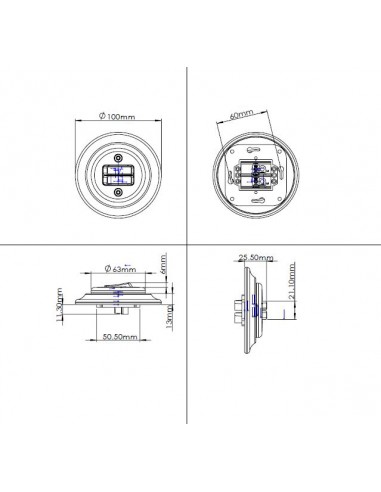 Schalter zweifach Tasten