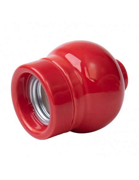 ROTE KERAMIK-LAMPENFASSUNG E27 XD06W
