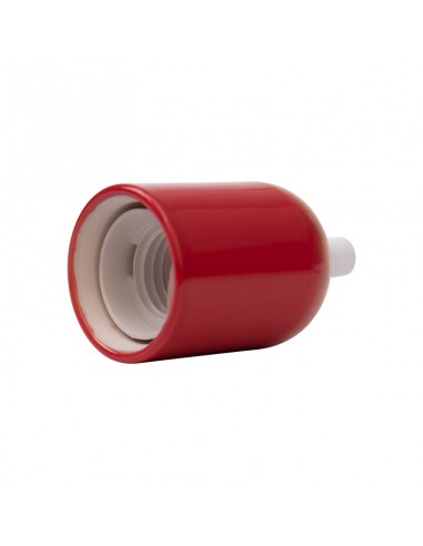 ROTE KERAMIK-LAMPENFASSUNG E27