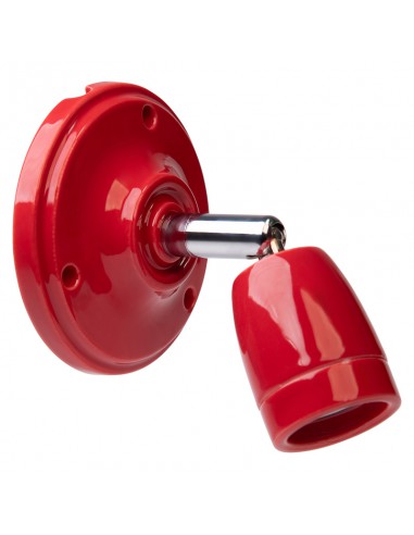ROTE VERSTELLBARE WAND-/DECKENKERAMIKLEUCHTE