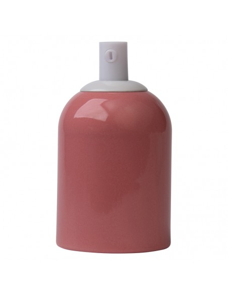 KERAMIK GLÜHBIRNENHALTER E27 PASTELL LACHS