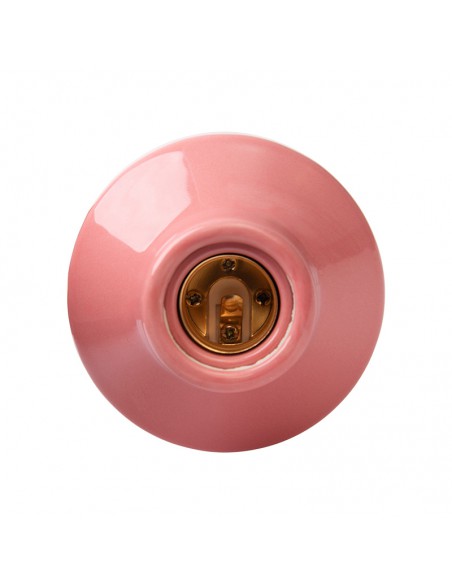 KERAMIKGLÜHBIRNENHALTER E27 3,5" HOCHFREQUENZ GERAD PASTELL LACHS