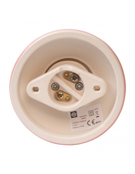 KERAMIKGLÜHBIRNENHALTER E27 3,5" HOCHFREQUENZ GERAD PASTELL LACHS