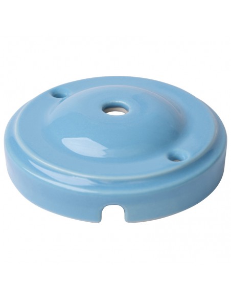Keramik Runde Deckenbasis 100 mm Apfel Pastellblau