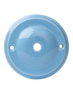 Keramik Runde Deckenbasis 100 mm Apfel Pastellblau 2