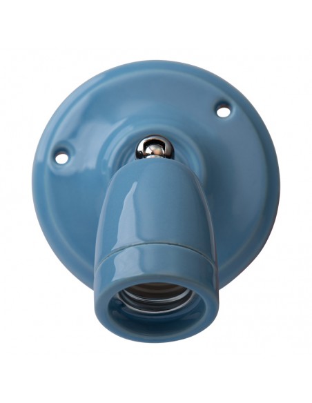 Verstellbare Keramik Wand-/Deckenleuchte Pastellblau