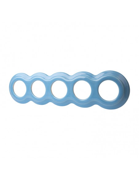 CERAMICZNA RAMKA PIĘCIOKROTNA BAŁWANEK PASELOWA LAZUROWA