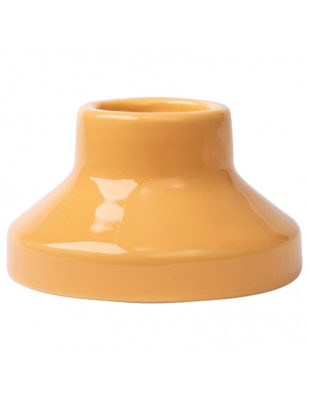 Keramischer E27 Lampenhalter 3,5" Hochfrequenz gerade Gelb