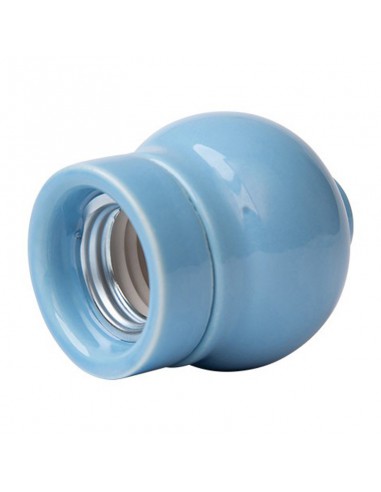Keramik E27 Lampenfassung XD06W Pastellblau