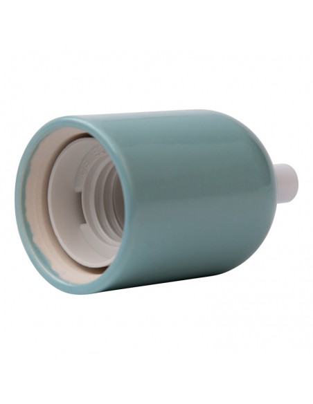 Keramik E27 Lampenfassung Pastell-Mint