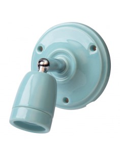 Verstellbare Keramik-Wand-/Deckenleuchte Pastell-Mint