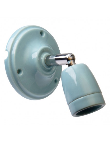 Verstellbare Keramik-Wand-/Deckenleuchte Pastell-Mint