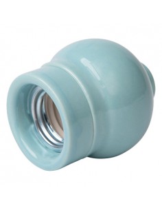 Keramik E27 Lampenfassung XD06W Pastell-Mint 2