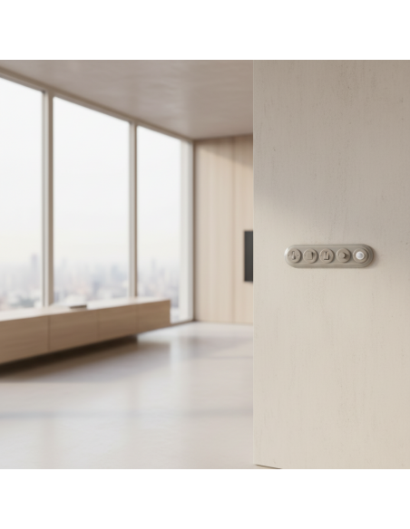 CERAMICZNA RAMKA PIĘCIOKROTNA PODTYNKOWA SZARA CRPT5G