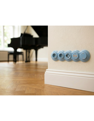 CERAMICZNA RAMKA PIĘCIOKROTNA BAŁWANEK PASELOWA...