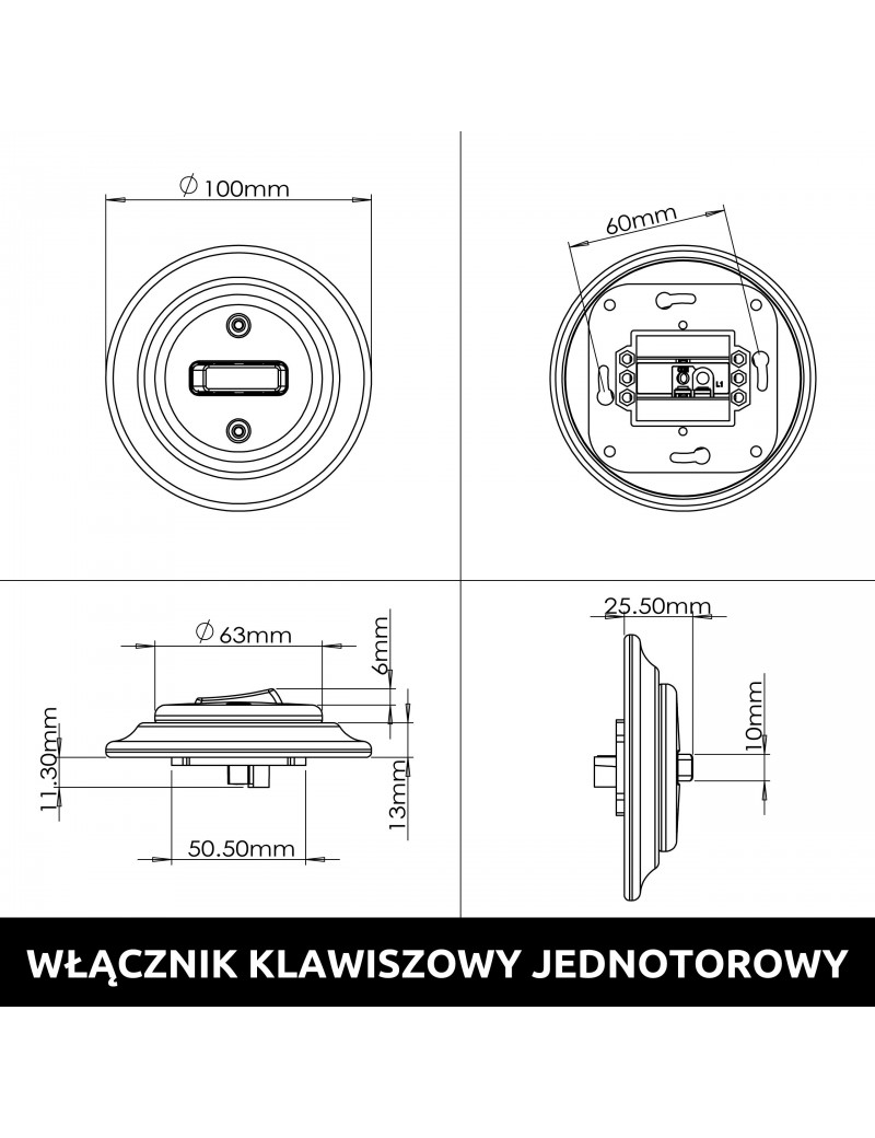 Einzel-Schalter-Treppenwechselschalter