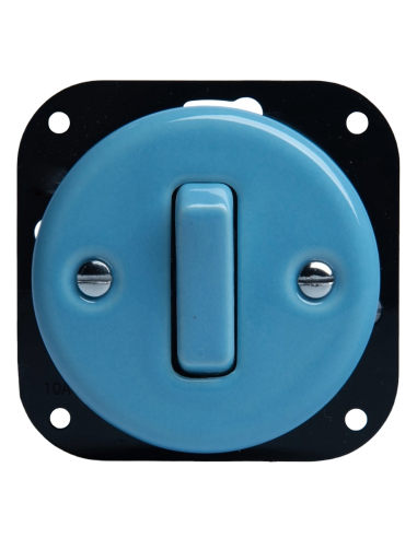 Einzelner Treppenlichtschalter mit Schaltertaste