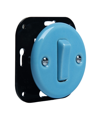 Einzelner Treppenlichtschalter mit Schaltertaste