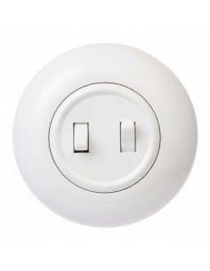 LOFT ROLLADENSTEUERSCHALTER WEISS AUFPUTZ EINZEL JLM 2