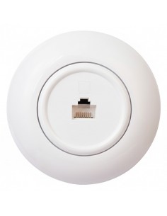 LOFT COMPUTERSTECKDOSE RJ45 WEISS AUFPUTZ EINZEL JLM 2