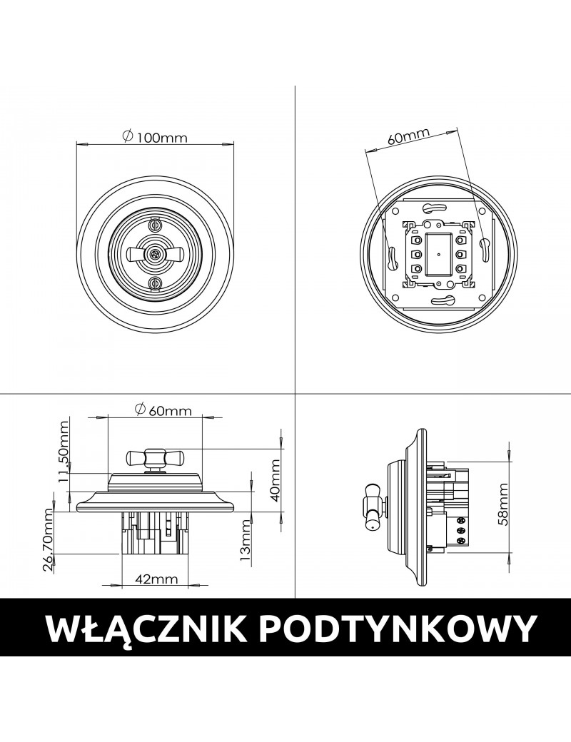 DREH-SCHALTER FÜR ROLLLÄDEN