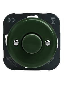 Keramik-Unterputz-Dimmer 5–150 W grün, ohne Rahmen 2